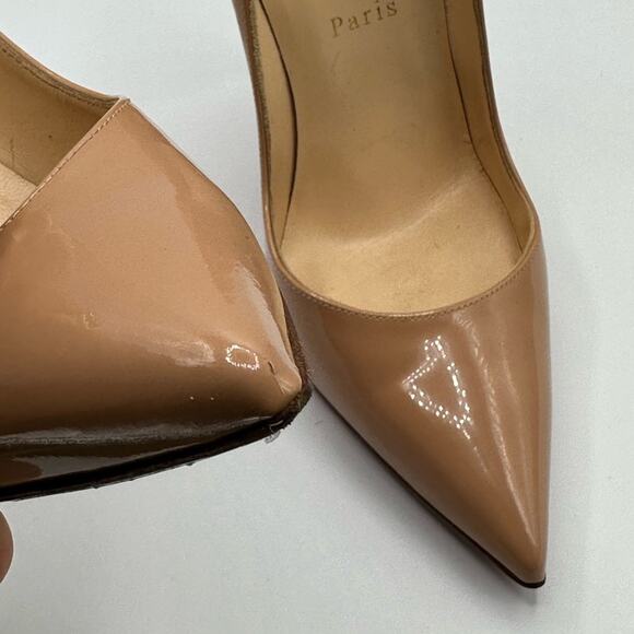 Christian Louboutin's So Kate 120 Patent Leather Pumps Size 38 - Picture 8 of 12